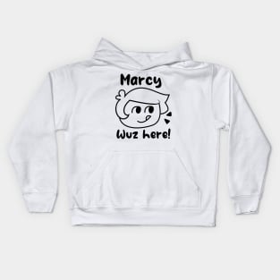 Amphibia Marcy Wuz Here Kids Hoodie